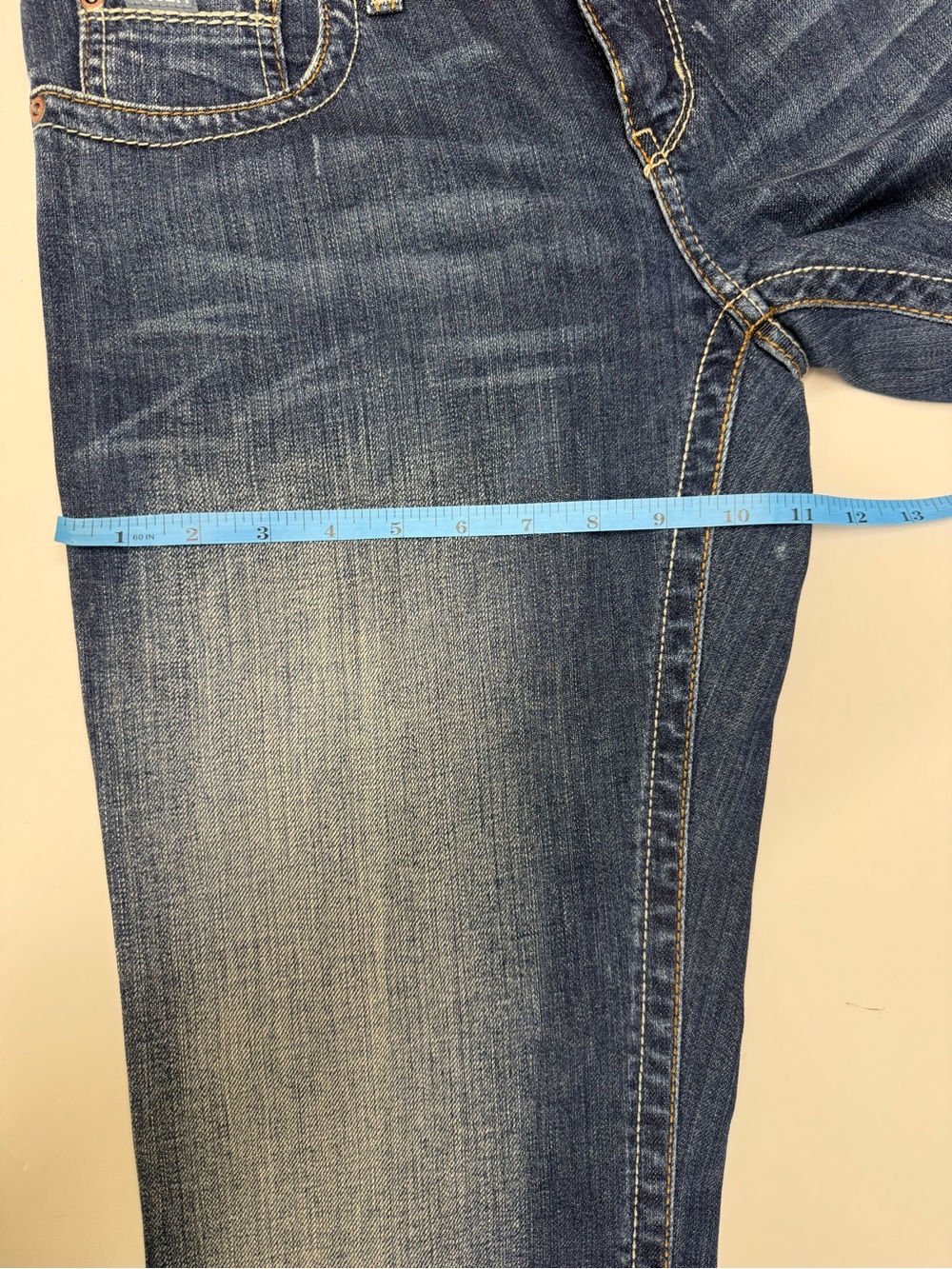 Cinch Ada Relaxed Lightly Distressed Bootcut Denim Jeans - Picture 11 of 12